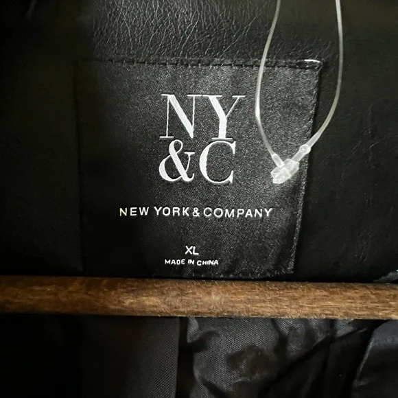 New York and Co Studded Biker Jacket - Picture 2 of 3